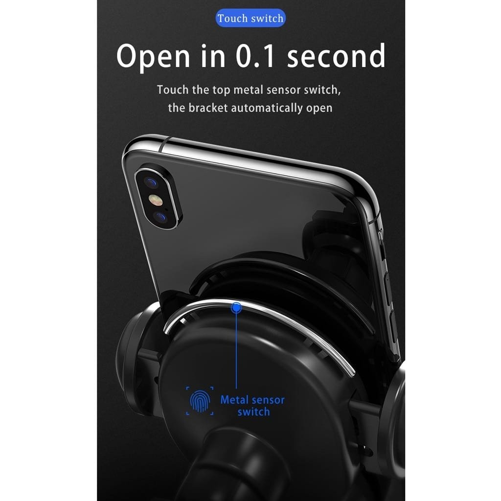 10W Wireless Mounted Car Fast Charger