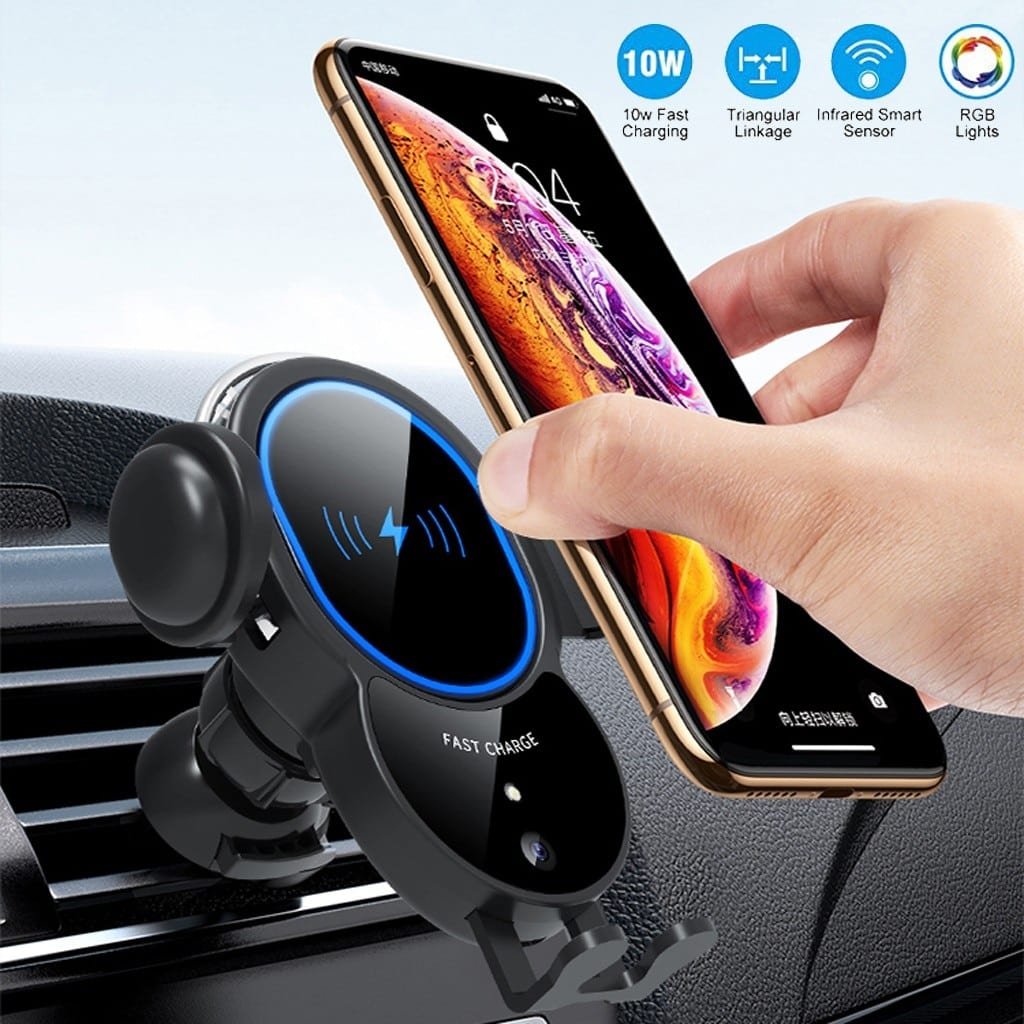 10W Wireless Mounted Car Fast Charger